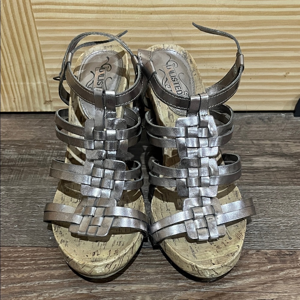Women's Silver wedges